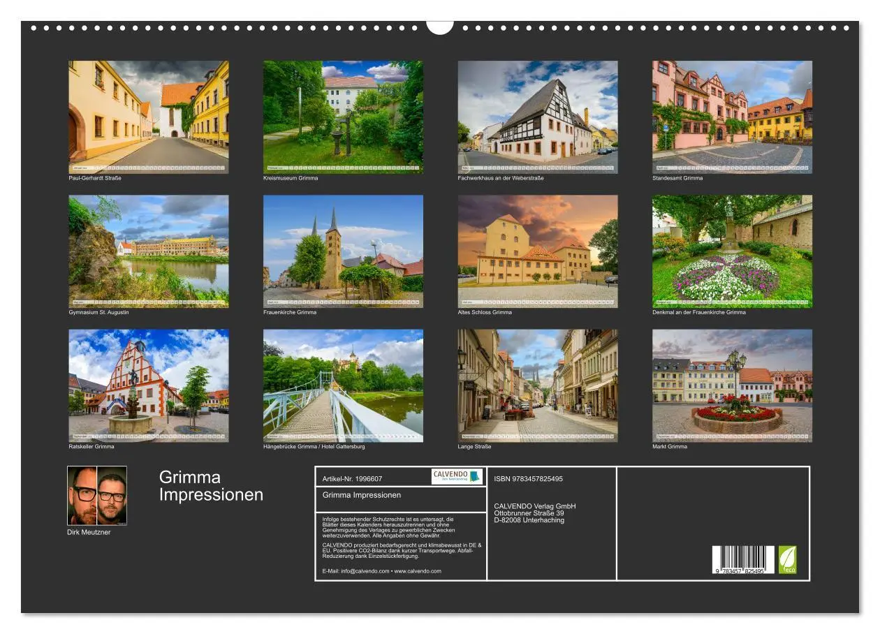 Bild: 9783457825495 | Grimma Impressionen (Wandkalender 2026 DIN A2 quer), CALVENDO...