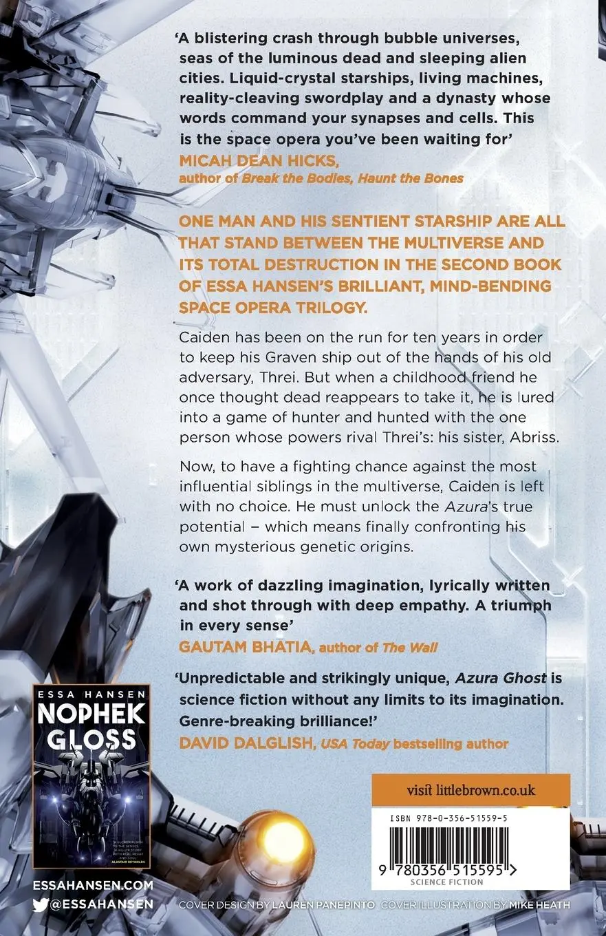 Rückseite: 9780356515595 | Azura Ghost | Book Two of The Graven | Essa Hansen | Taschenbuch