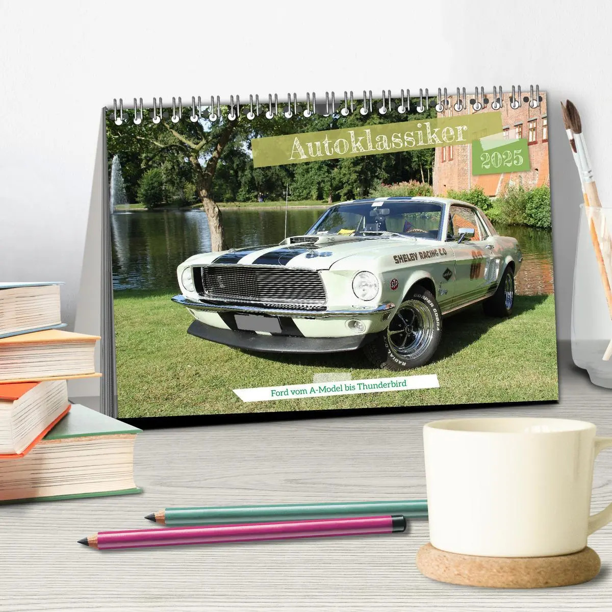 Bild: 9783383945595 | Autoklassiker Ford vom A-Model bis Thunderbird (Tischkalender 2025...