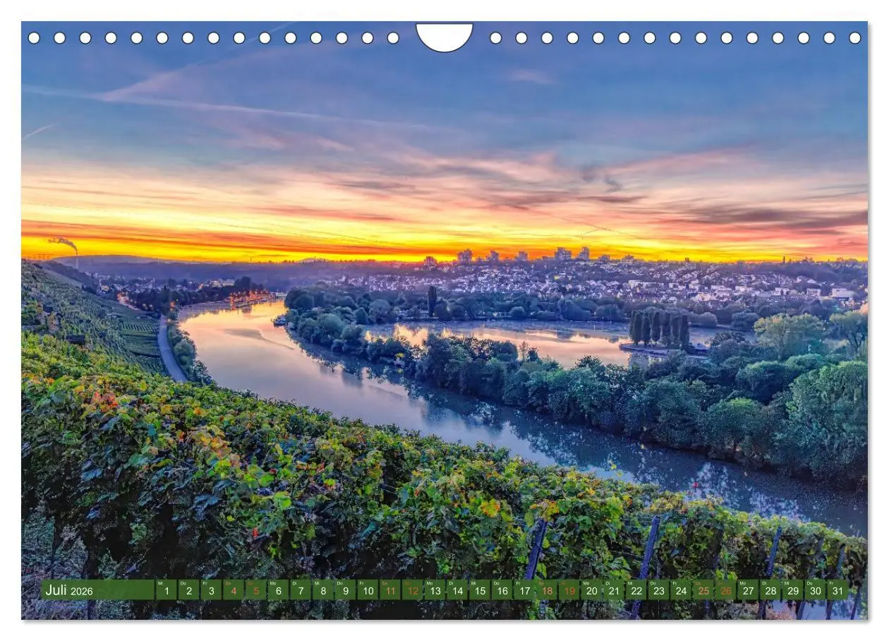 Bild: 9783516215595 | Malerisches Stuttgart (Wandkalender 2026 DIN A4 quer), CALVENDO...