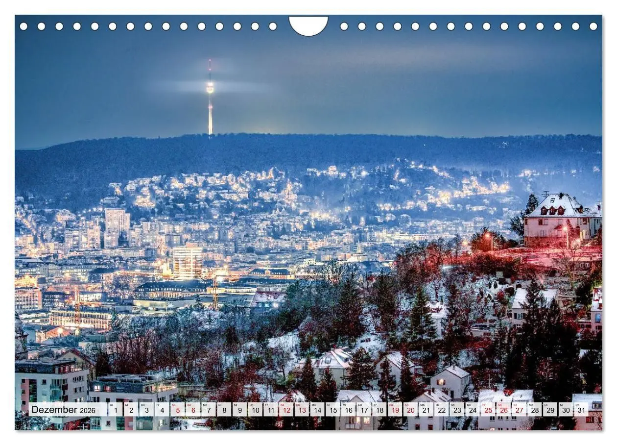 Bild: 9783516215595 | Malerisches Stuttgart (Wandkalender 2026 DIN A4 quer), CALVENDO...