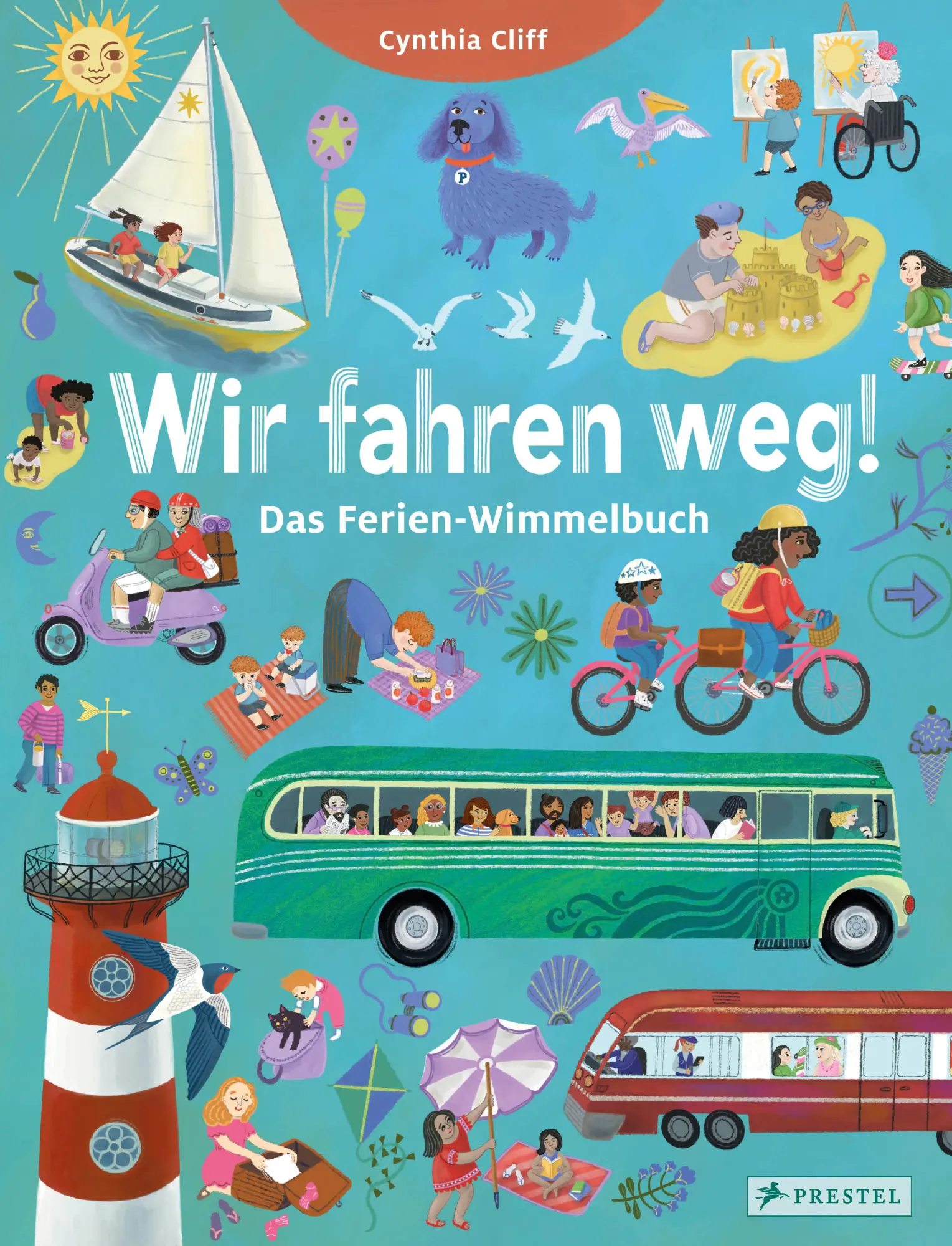 Cover: 9783791375595 | Wir fahren weg! Das Ferien-Wimmelbuch | Cynthia Cliff | Buch | 14 S.