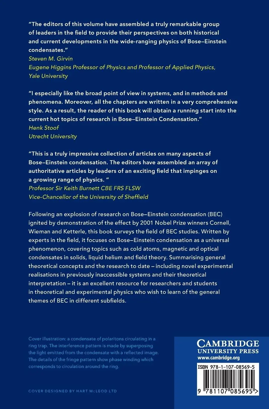Rückseite: 9781107085695 | Universal Themes of Bose-Einstein Condensation | Proukakis (u. a.)