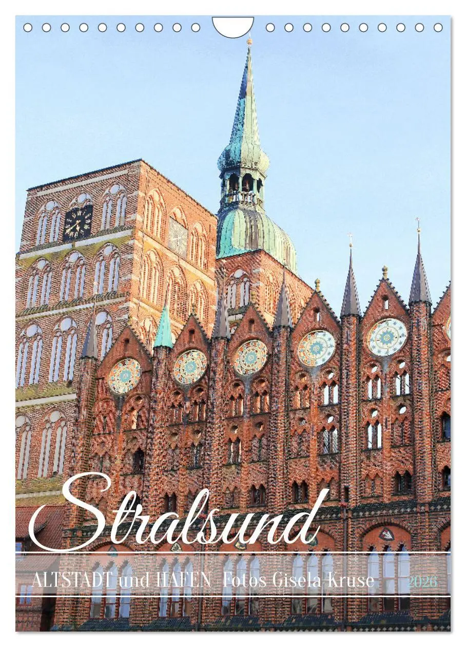 Cover: 9783457285695 | Stralsund - Altstadt und Hafen (Wandkalender 2026 DIN A4 hoch),...
