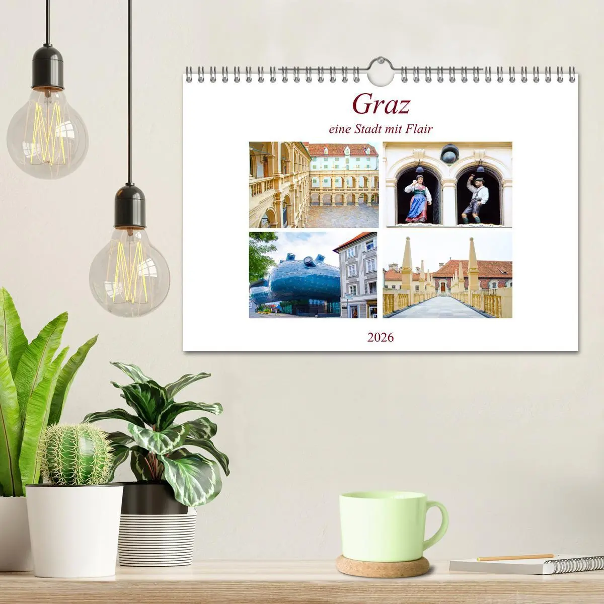 Bild: 9783457805695 | Graz - eine Stadt mit Flair (Wandkalender 2026 DIN A4 quer),...