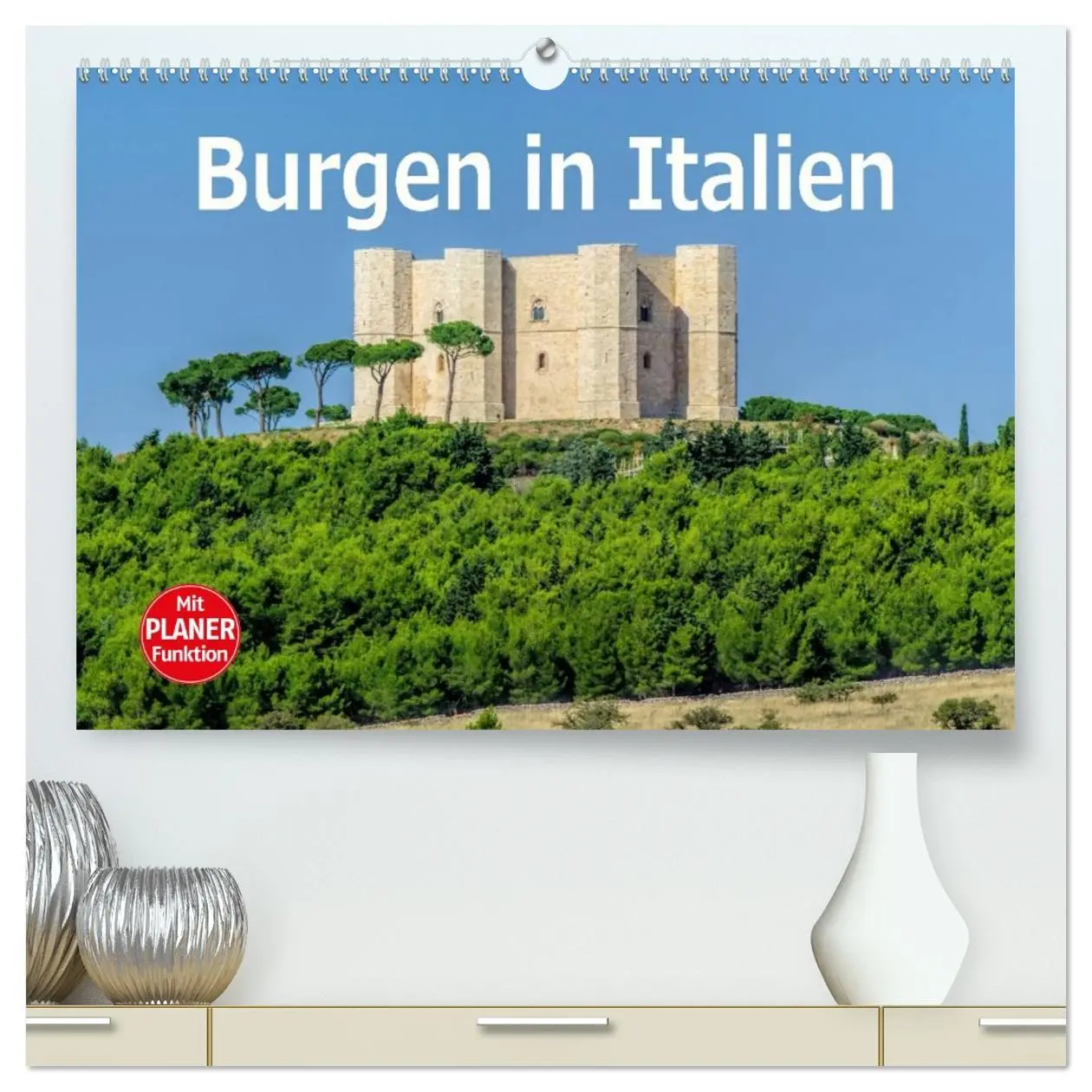 Cover: 9783457975695 | Burgen in Italien (hochwertiger Premium Wandkalender 2026 DIN A2...
