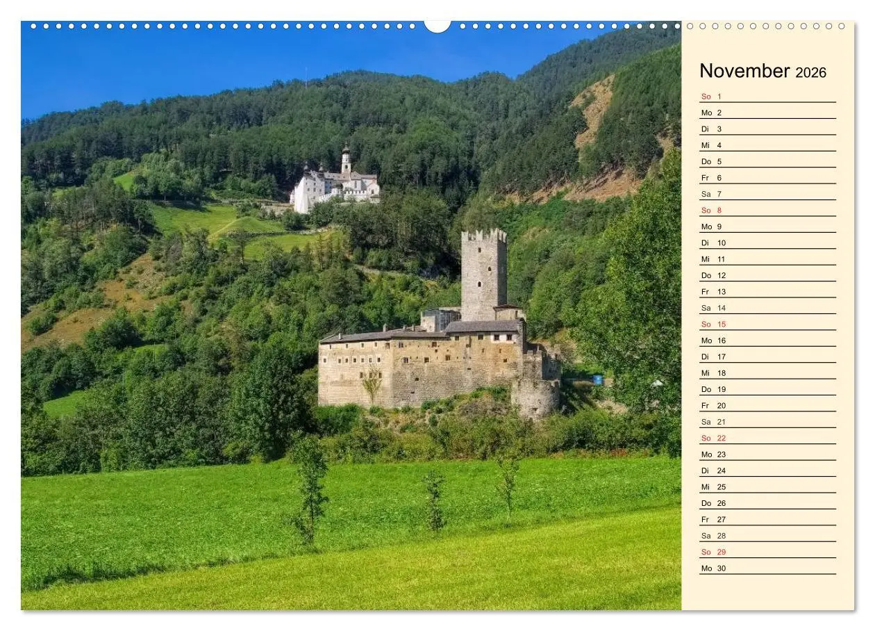Bild: 9783457975695 | Burgen in Italien (hochwertiger Premium Wandkalender 2026 DIN A2...