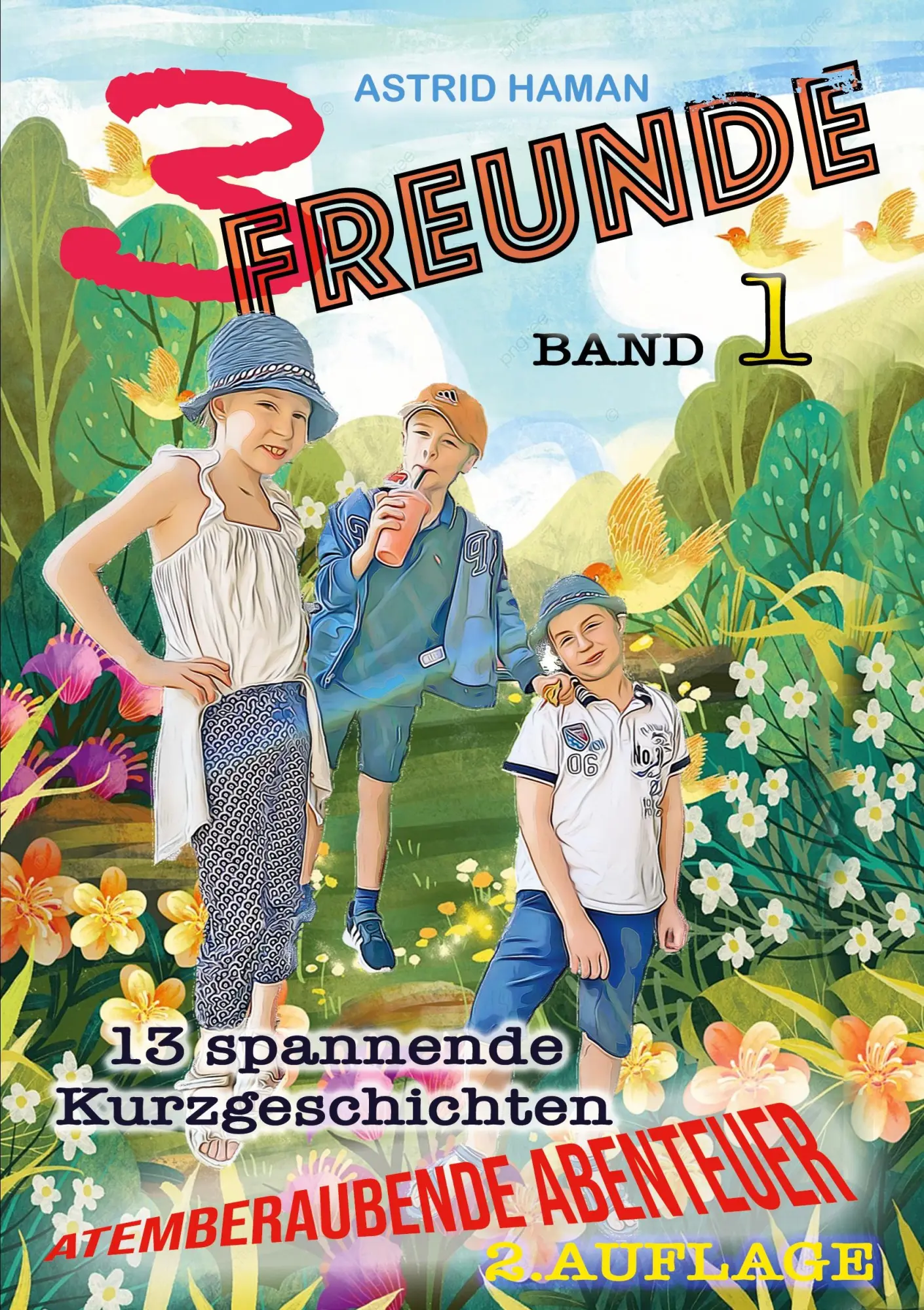Cover: 9783734795695 | 3 Freunde | atemberaubende Abenteuer Band 1 | Astrid Haman | Buch
