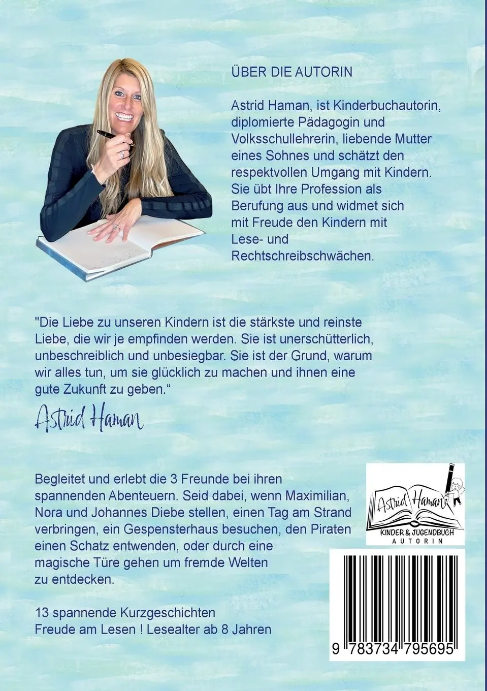 Rückseite: 9783734795695 | 3 Freunde | atemberaubende Abenteuer Band 1 | Astrid Haman | Buch