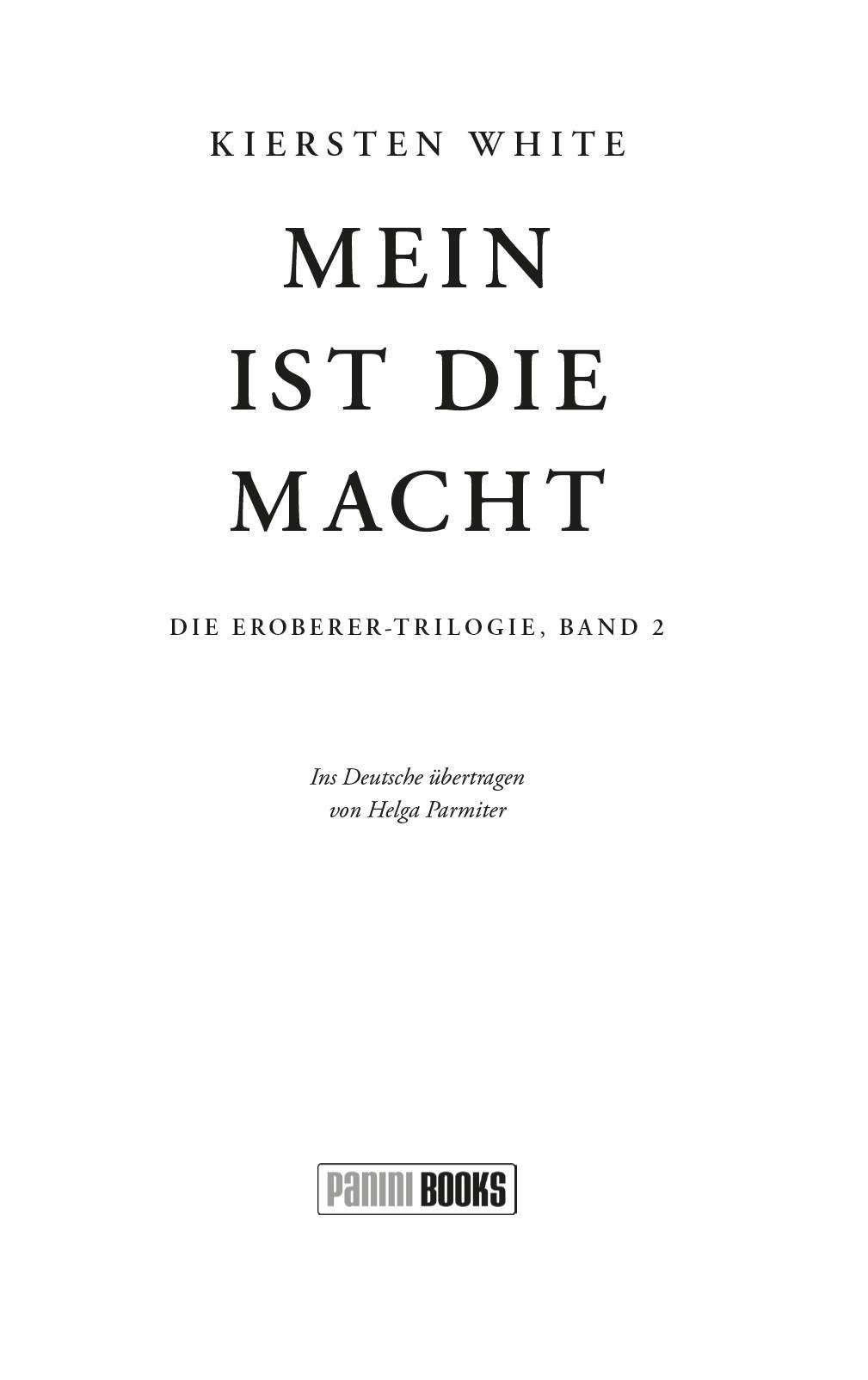 Bild: 9783833245695 | Mein ist die Macht | Kiersten White | Taschenbuch | 448 S. | Deutsch