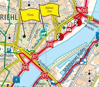 Bild: 9783899205695 | Rhein-Radweg 5 Köln - Rotterdam Radwanderkarte 1 : 50 000 | Deutsch