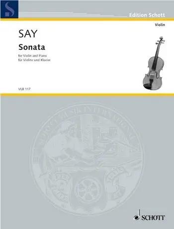 Cover: 9790001145695 | Sonate op. 7 | Fazil Say | Buch | Schott Music | EAN 9790001145695