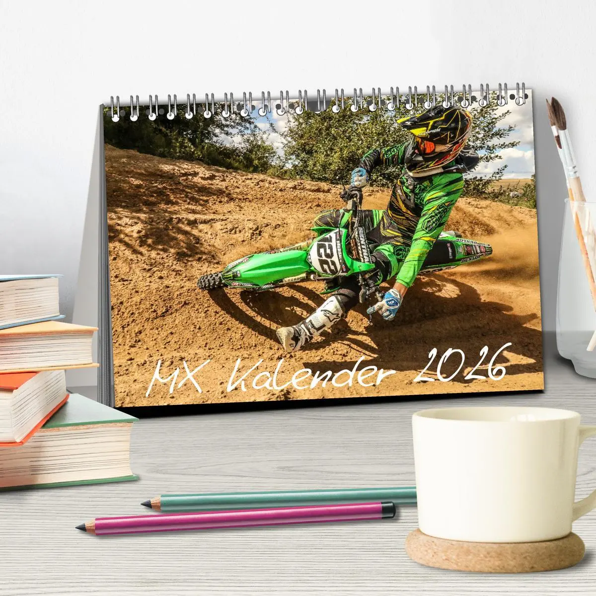 Bild: 9783457895795 | MX Racing 2026 (Tischkalender 2026 DIN A5 quer), CALVENDO...