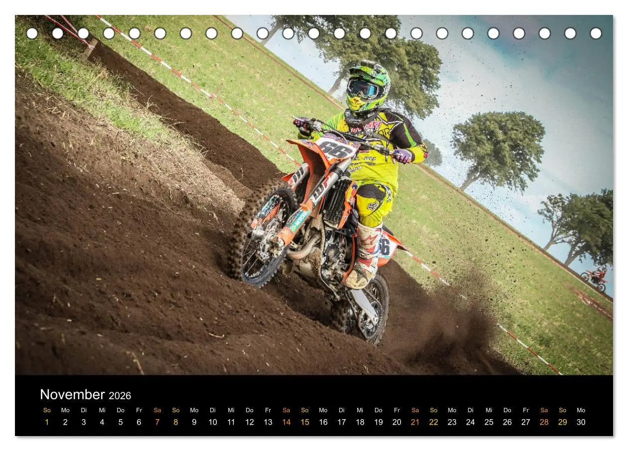 Bild: 9783457895795 | MX Racing 2026 (Tischkalender 2026 DIN A5 quer), CALVENDO...