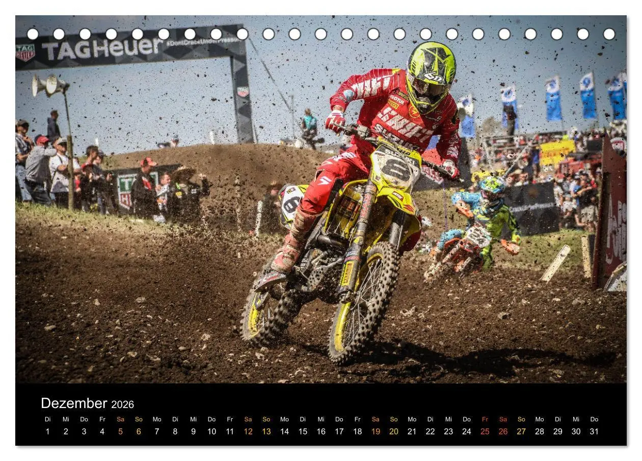 Bild: 9783457895795 | MX Racing 2026 (Tischkalender 2026 DIN A5 quer), CALVENDO...