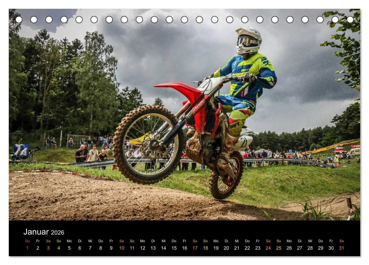 Bild: 9783457895795 | MX Racing 2026 (Tischkalender 2026 DIN A5 quer), CALVENDO...