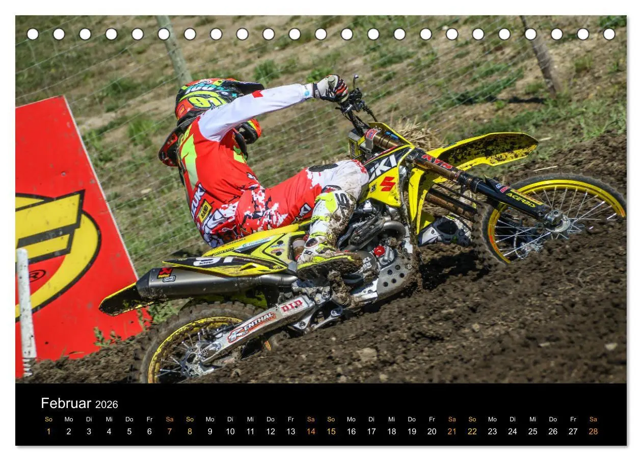 Bild: 9783457895795 | MX Racing 2026 (Tischkalender 2026 DIN A5 quer), CALVENDO...