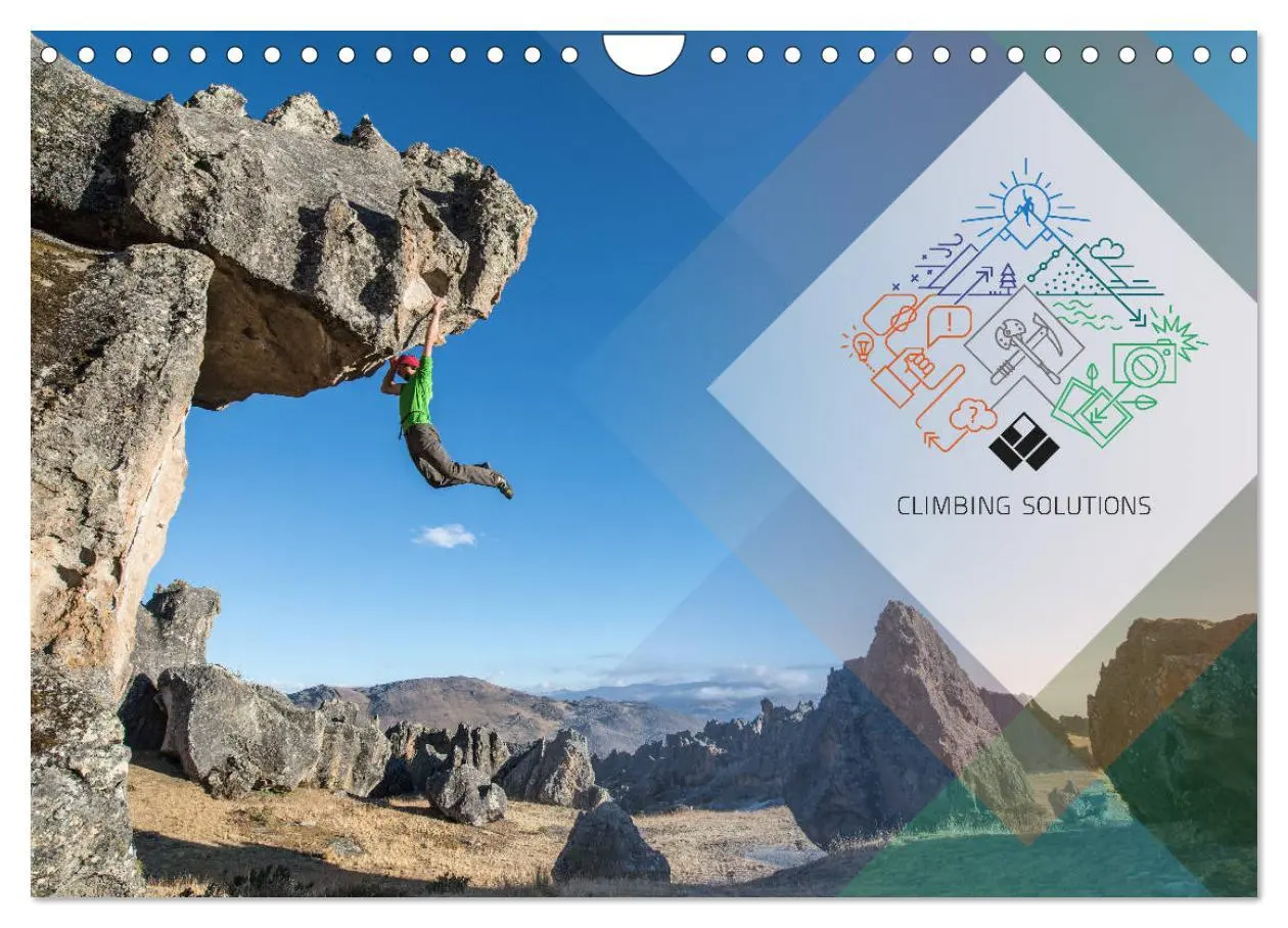 Cover: 9783516055795 | Climbing Solutions - Bergsport weltweit (Wandkalender 2026 DIN A4...