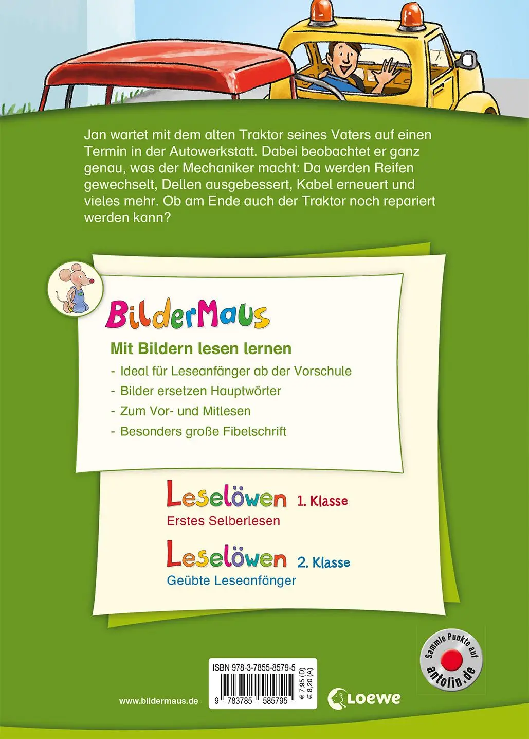 Rückseite: 9783785585795 | Bildermaus - Ein Tag in der Autowerkstatt | Katharina Wieker | Buch