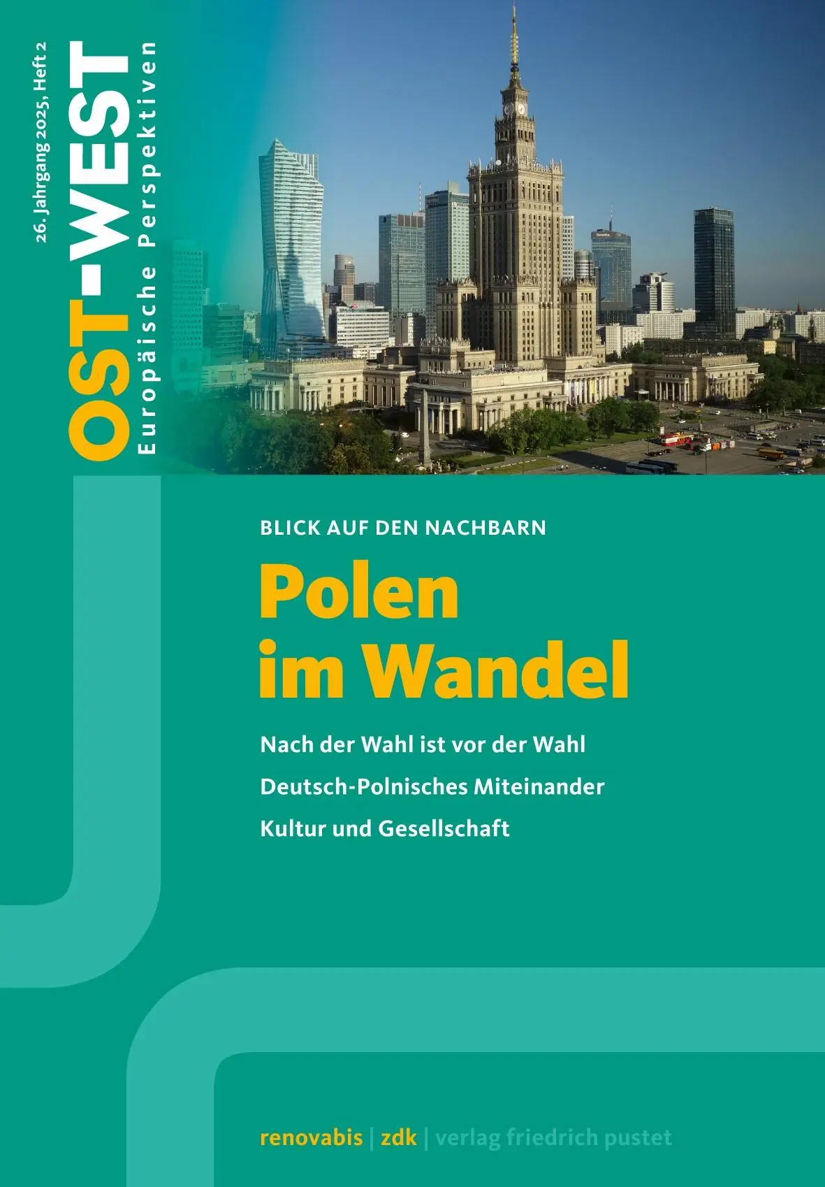 Cover: 9783791735795 | Ost-West. Europäische Perspektiven 2/2025. Polen im Wandel | V. | Buch