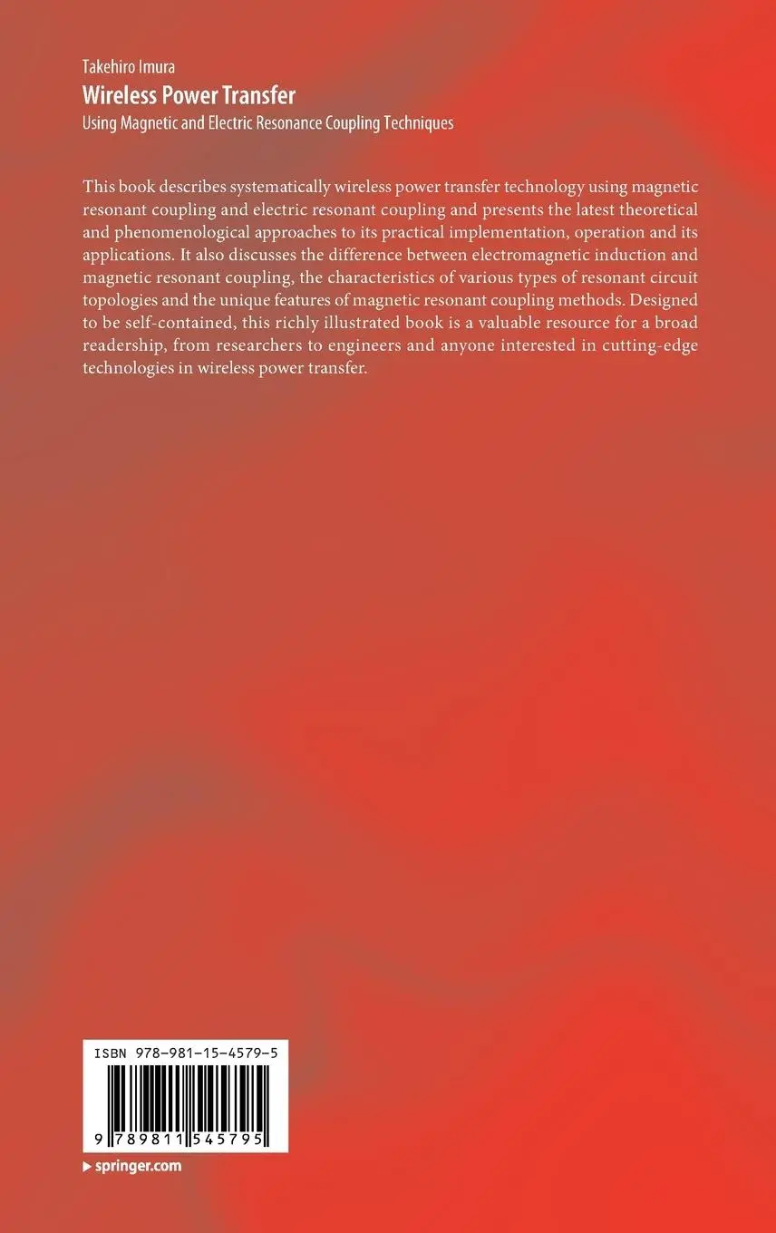 Rückseite: 9789811545795 | Wireless Power Transfer | Takehiro Imura | Buch | xiii | Englisch