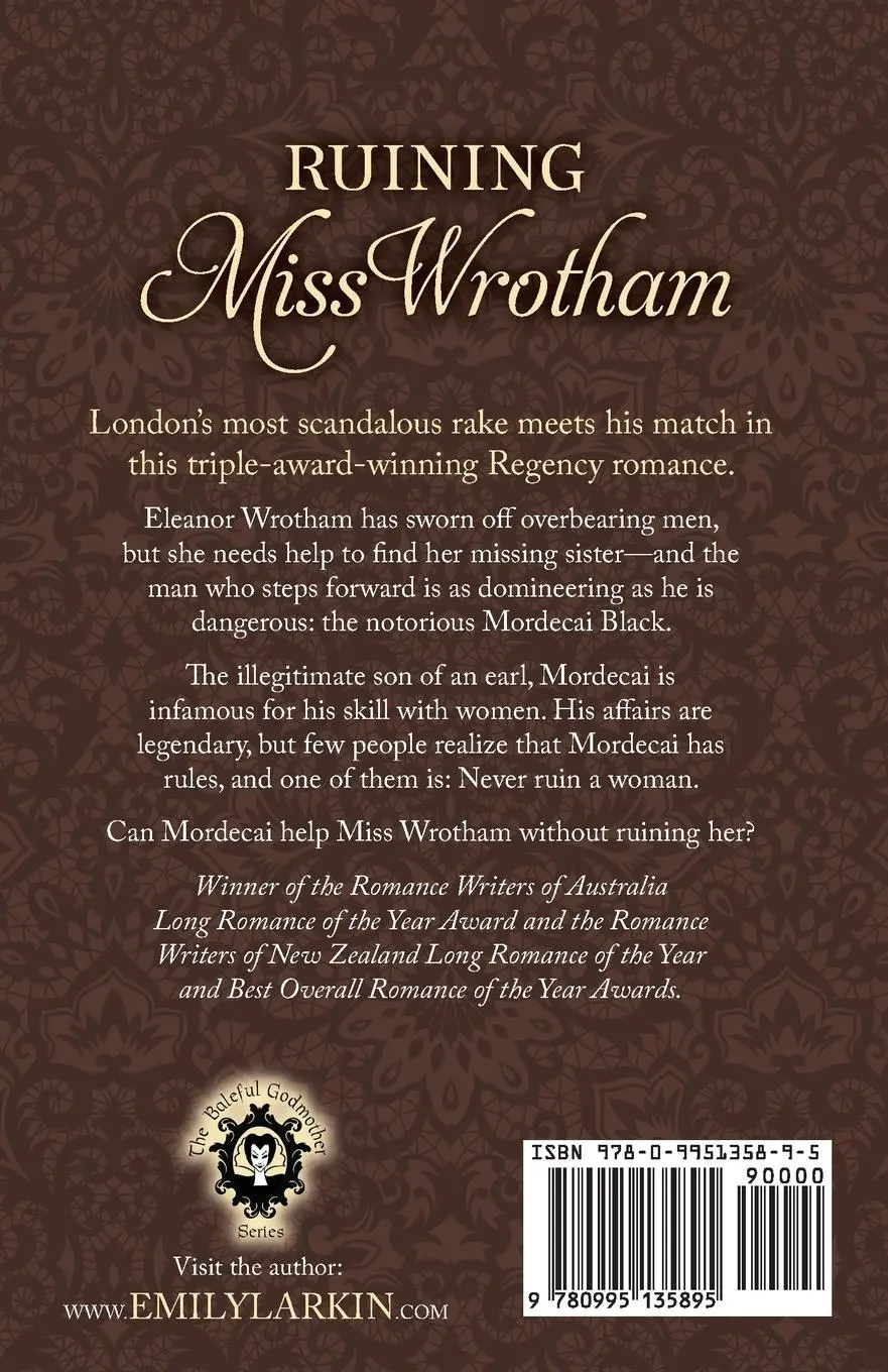 Rückseite: 9780995135895 | Ruining Miss Wrotham | Emily Larkin | Taschenbuch | Englisch | 2020