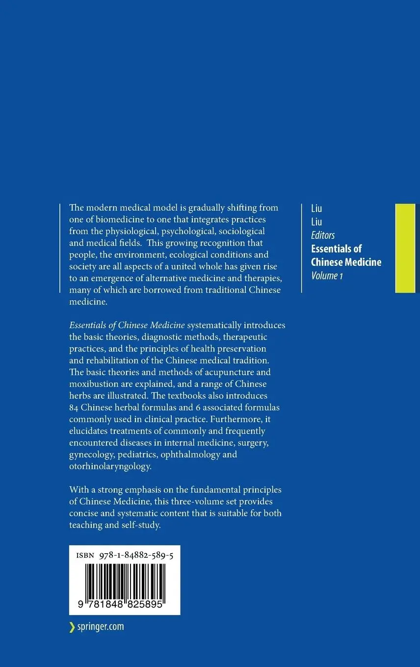 Rückseite: 9781848825895 | Essentials of Chinese Medicine | Volume 1 | Zhanwen Liu | Buch | xxx
