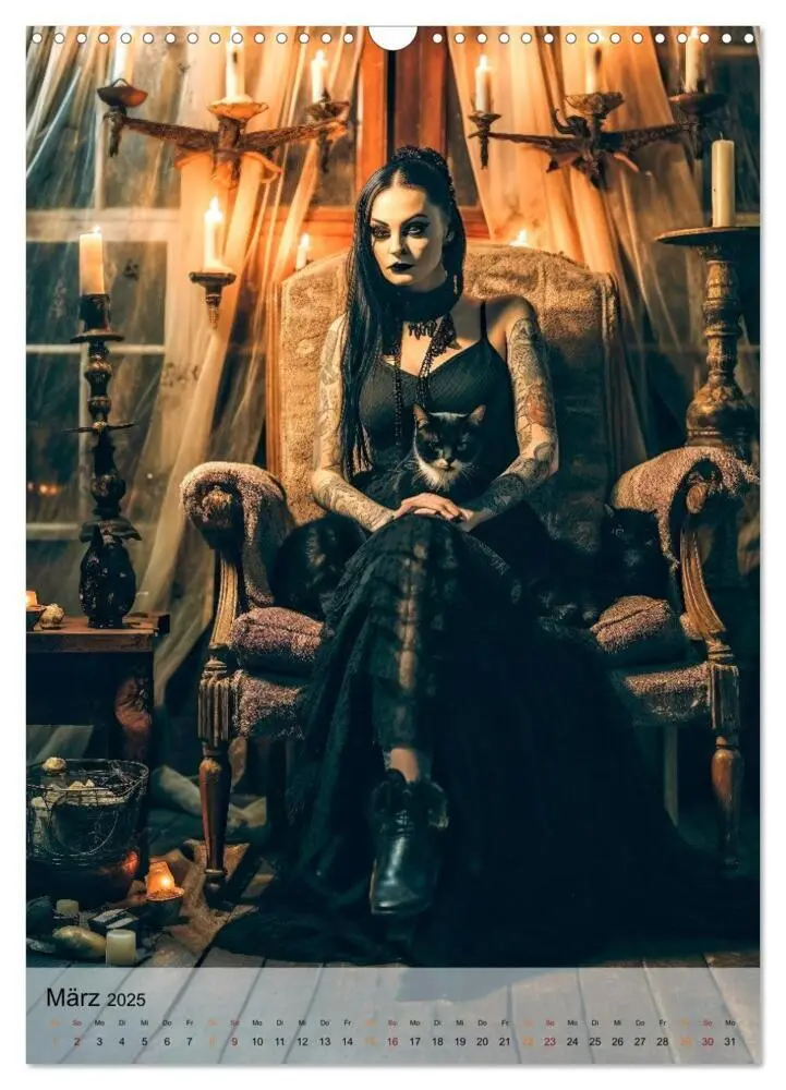 Bild: 9783435865895 | Gothic ist cool (Wandkalender 2025 DIN A3 hoch), CALVENDO...