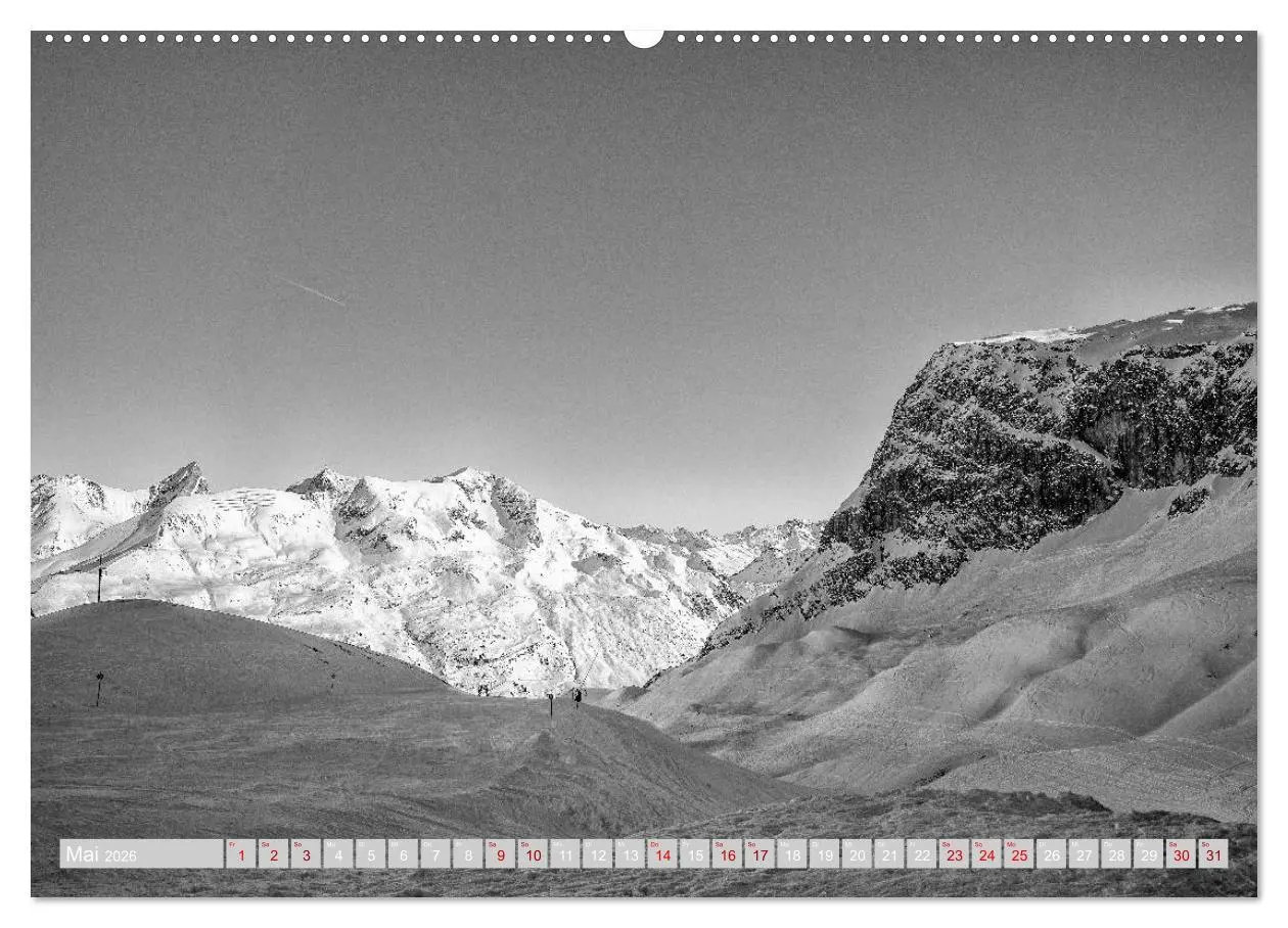 Bild: 9783457715895 | Arlberg black and white (hochwertiger Premium Wandkalender 2026 DIN...