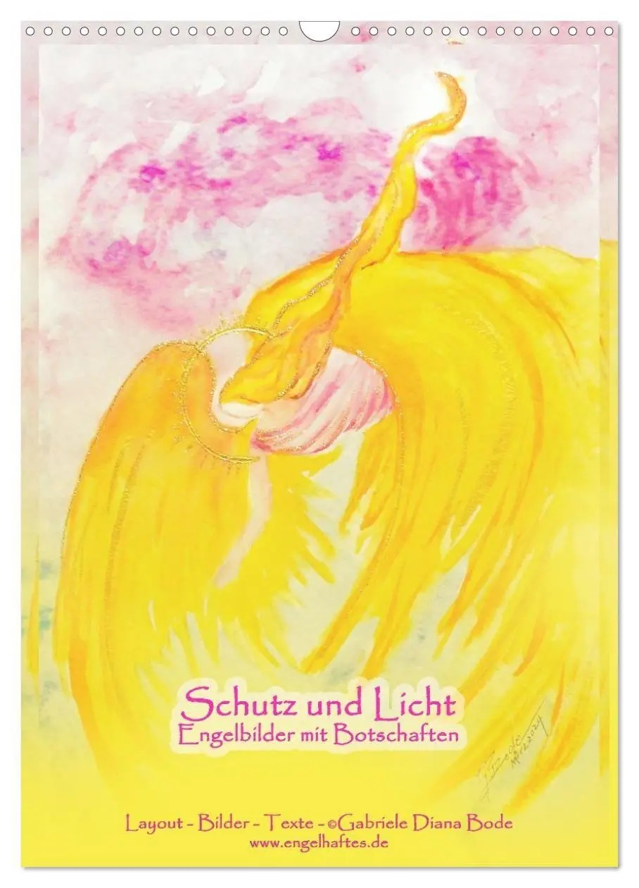 Cover: 9783516665895 | Schutz und Licht: Engelbilder mit Botschaften (Wandkalender 2026...