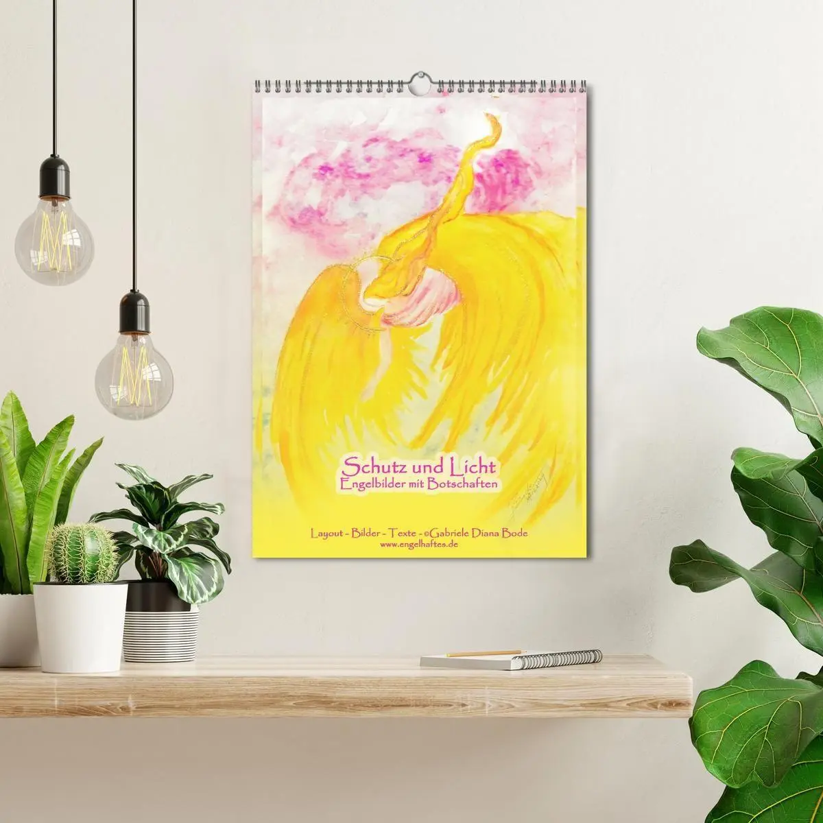 Bild: 9783516665895 | Schutz und Licht: Engelbilder mit Botschaften (Wandkalender 2026...
