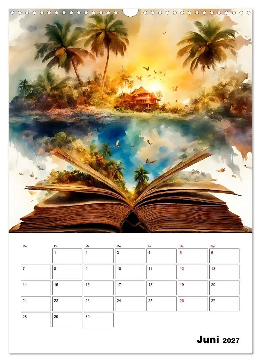 Bild: 9783569065895 | Magische surreale Buchwelten (Wandkalender 2027 DIN A3 hoch),...