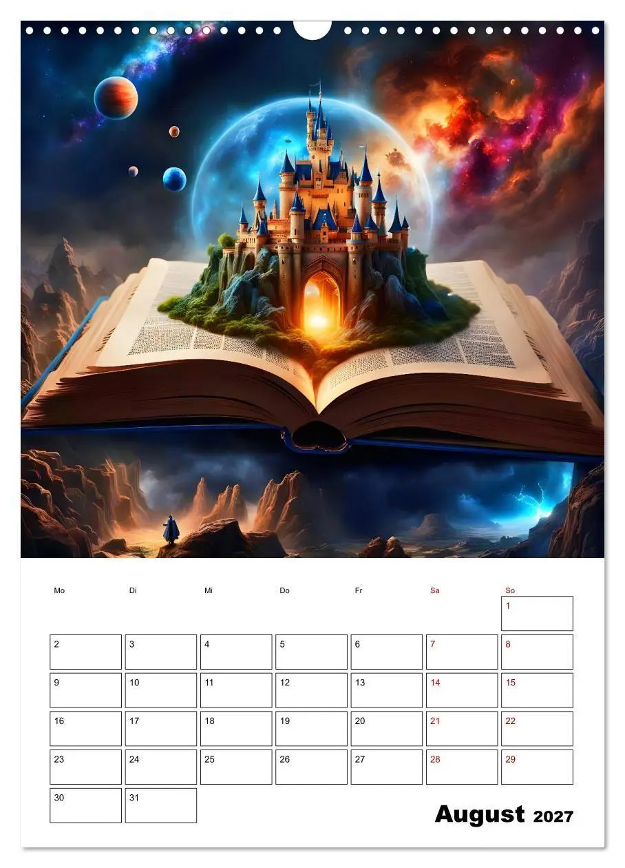Bild: 9783569065895 | Magische surreale Buchwelten (Wandkalender 2027 DIN A3 hoch),...