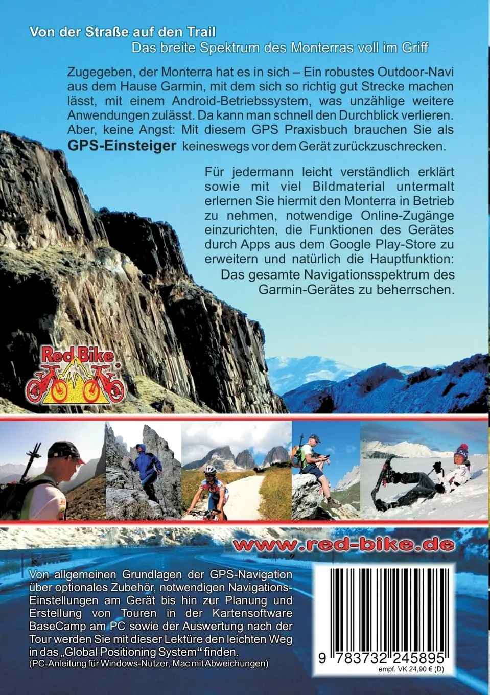 Rückseite: 9783732245895 | GPS Praxisbuch Garmin Monterra | Nußdorf Redbike | Taschenbuch | 2016
