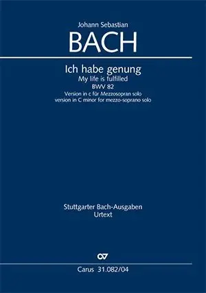 Cover: 9790007095895 | Ich habe genung (Klavierauszug XL) | Johann Sebastian Bach | Buch