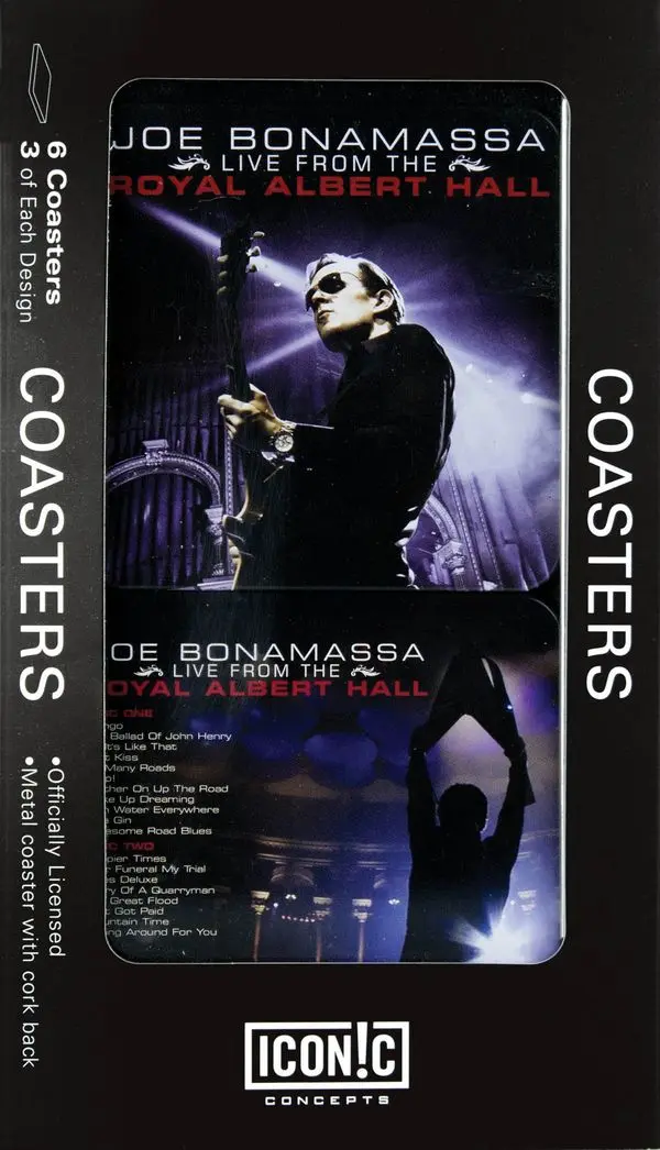Cover: 9781495075995 | Joe Bonamassa Tin Coaster Set - Royal Albert Hall | 6-Piece