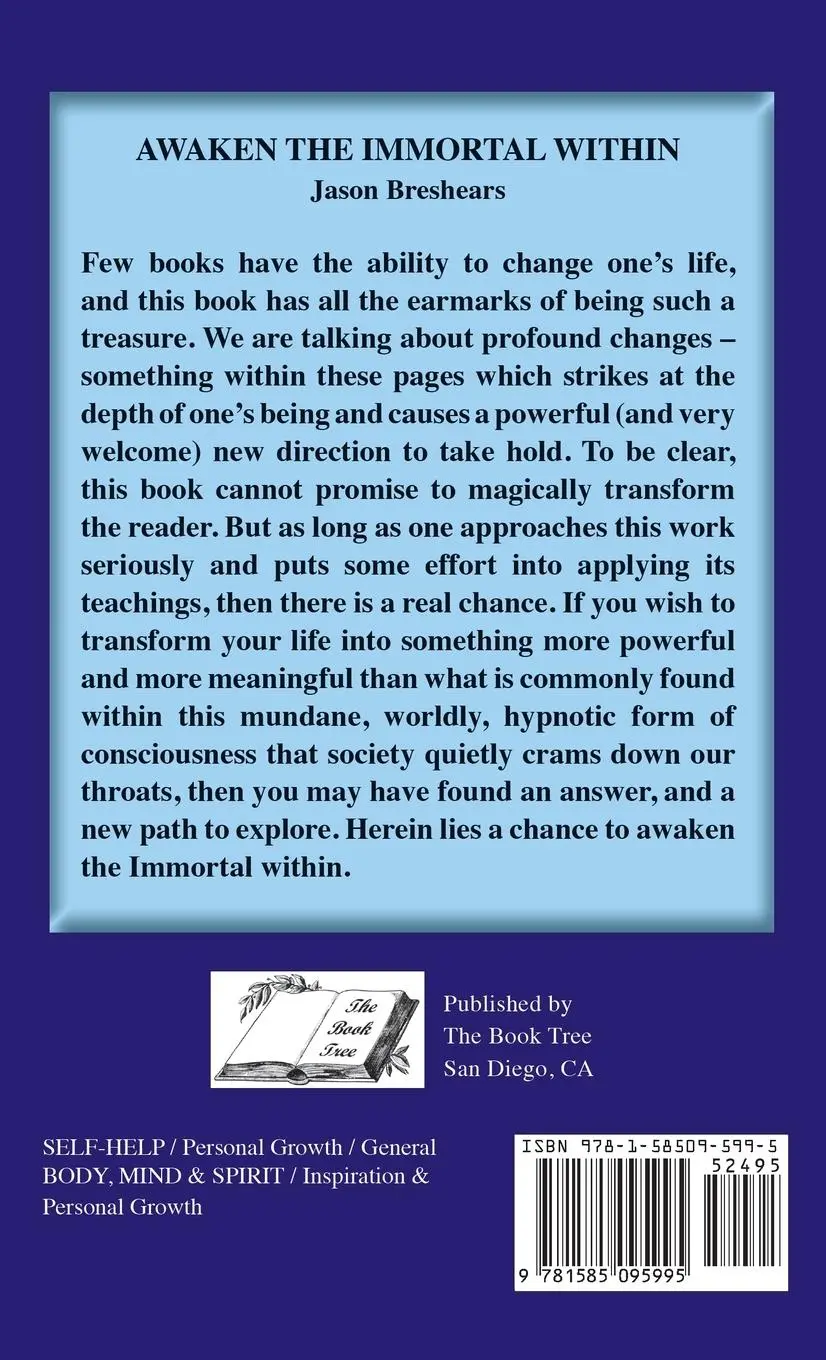 Rückseite: 9781585095995 | Awaken the Immortal Within | Jason Breshears | Buch | Englisch | 2022