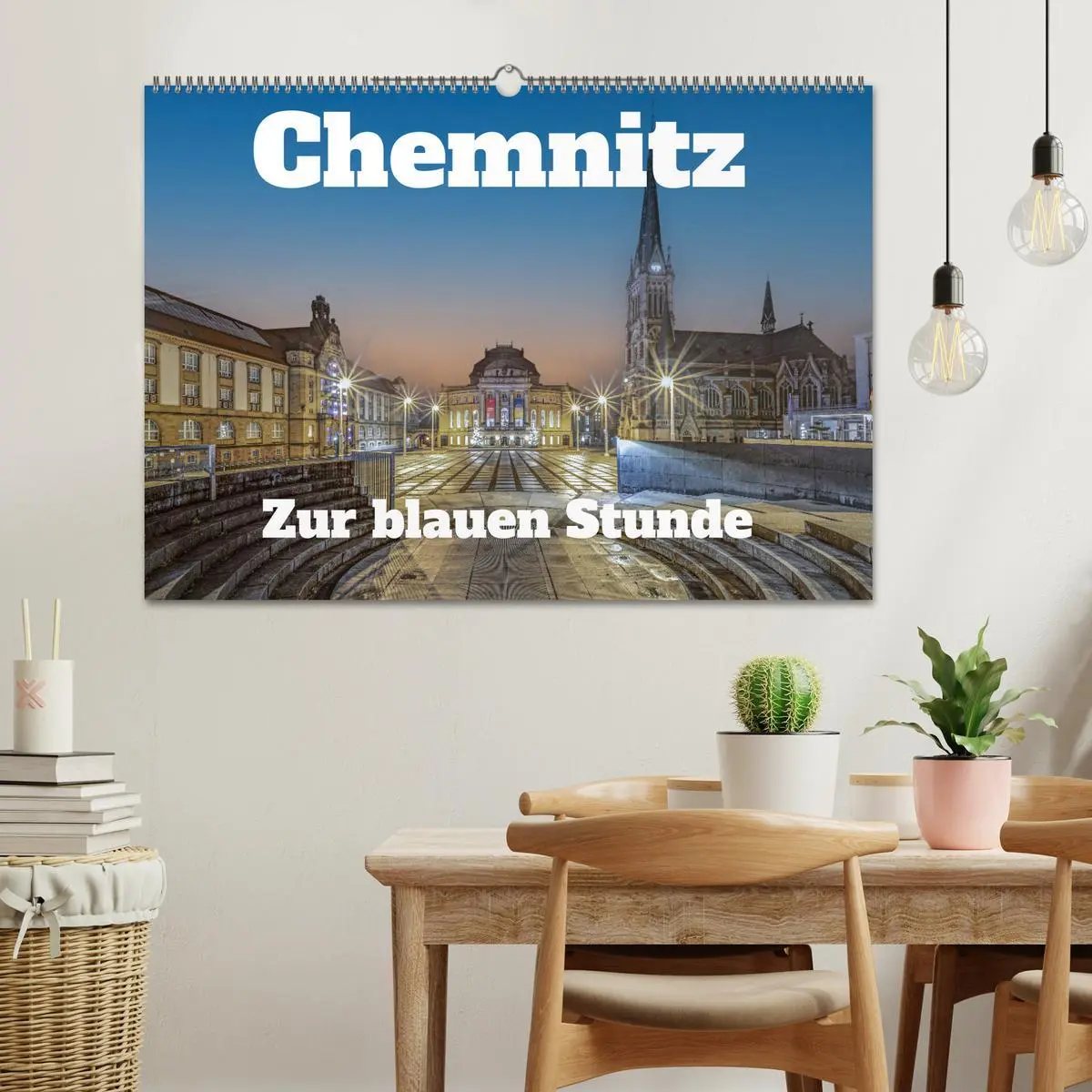 Bild: 9783457325995 | Chemnitz zur blauen Stunde (Wandkalender 2026 DIN A2 quer),...