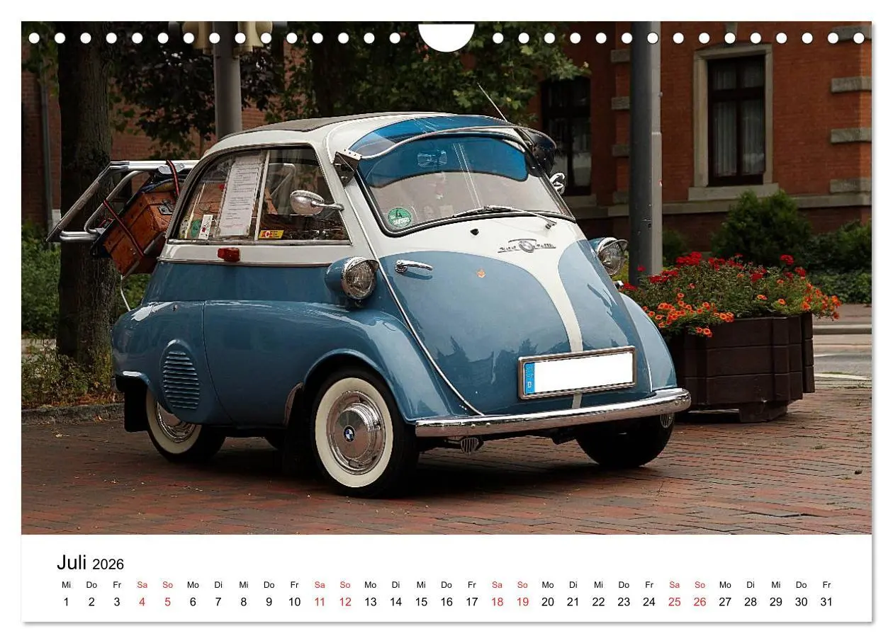 Bild: 9783516105995 | Oldtimer aller Art (Wandkalender 2026 DIN A4 quer), CALVENDO...