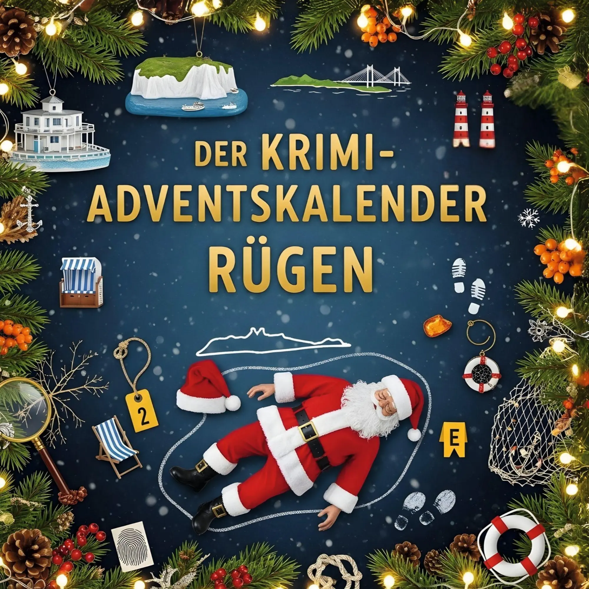 Cover: 9783695305995 | Der Krimi-Adventskalender Rügen | Mordsverdächtig in 24 Akten | Möller
