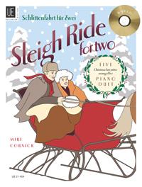 Sleigh Ride for Two | Fünf der schönsten Weihnachts-Evergreens im mittleren Schwierigkeitsgrad. für Klavier zu 4 Händen mit CD. | Broschüre | Buch + CD | Englisch | 2008 | Universal Edition AG