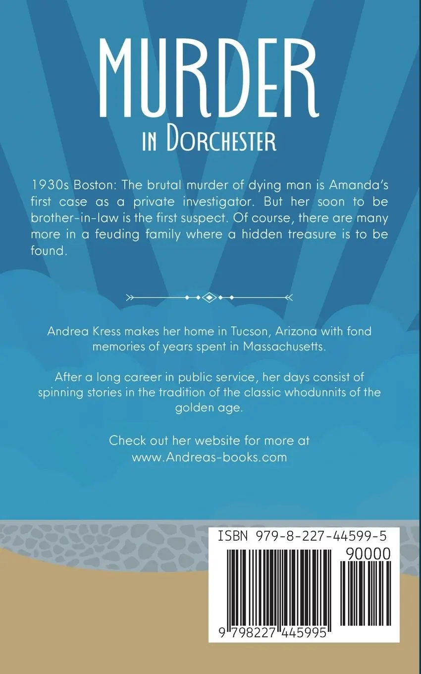 Rückseite: 9798227445995 | Murder in Dorchester | Andrea Kress | Taschenbuch | Englisch | 2024