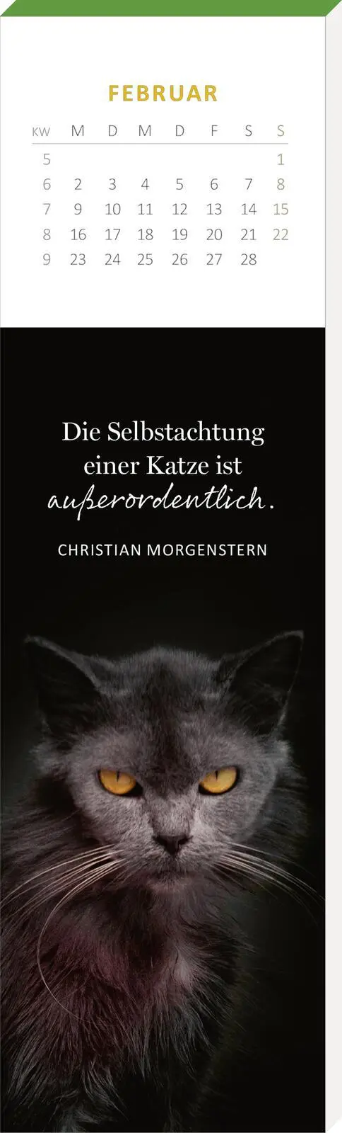 Bild: 4014489136095 | Lesezeichenkalender Katzenglück 2026 | Kalender | 26 S. | Deutsch