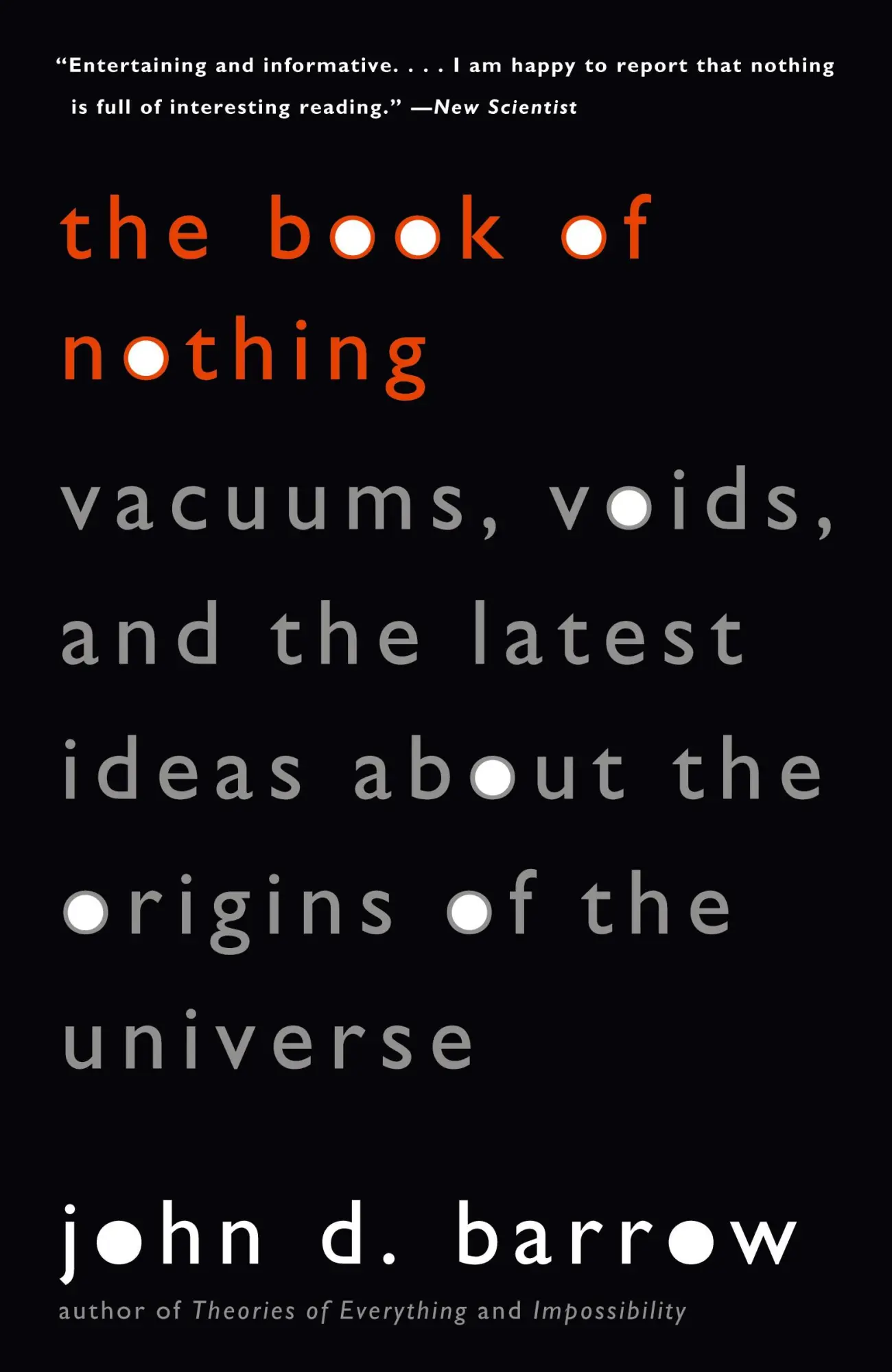 Cover: 9780375726095 | The Book of Nothing | John D. Barrow | Taschenbuch | Englisch | 2002