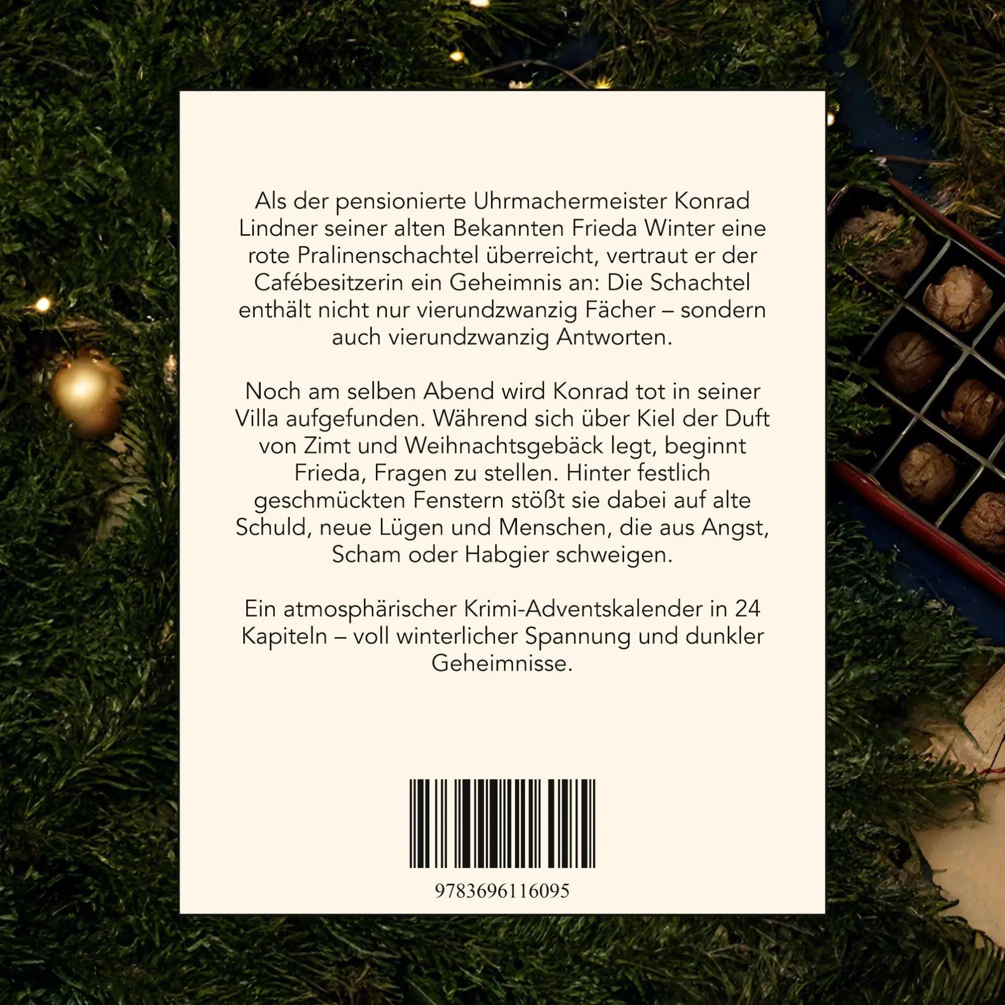 Rückseite: 9783696116095 | Mord in Kiel | Der Krimi-Adventskalender in 24 Akten | Emily König