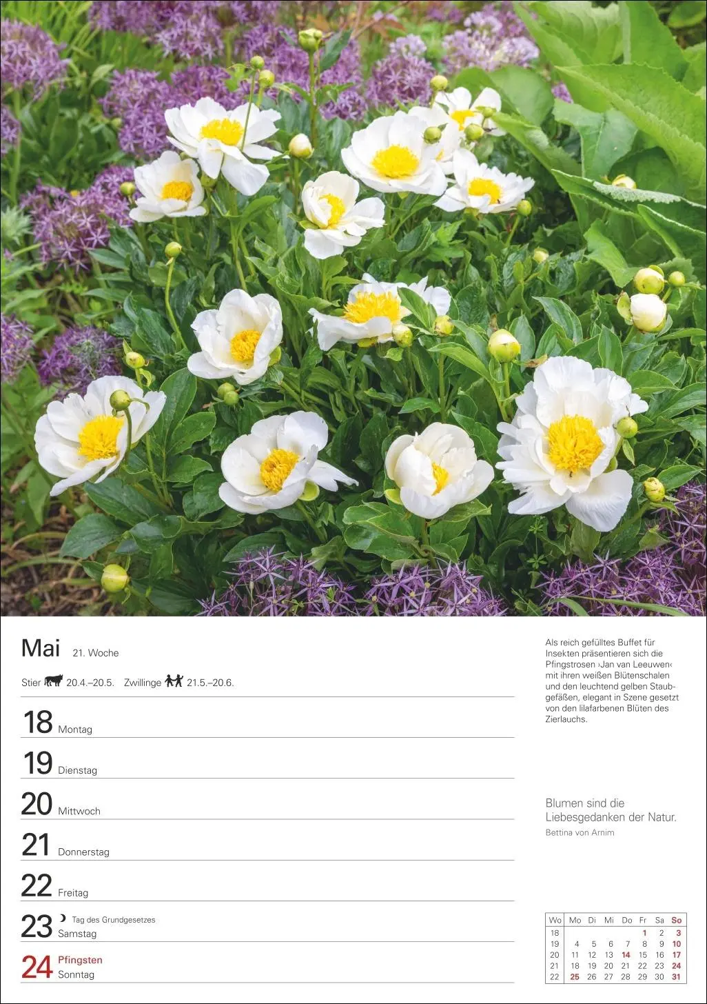 Bild: 9783840036095 | Gartenparadiese Wochenplaner 2026 - 53 stimmungsvolle Fotografien