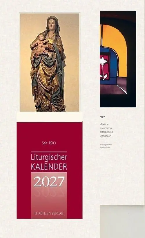 Cover: 9783874486095 | Liturgischer Kalender 2027 Großdruckausgabe mit beidseitig...