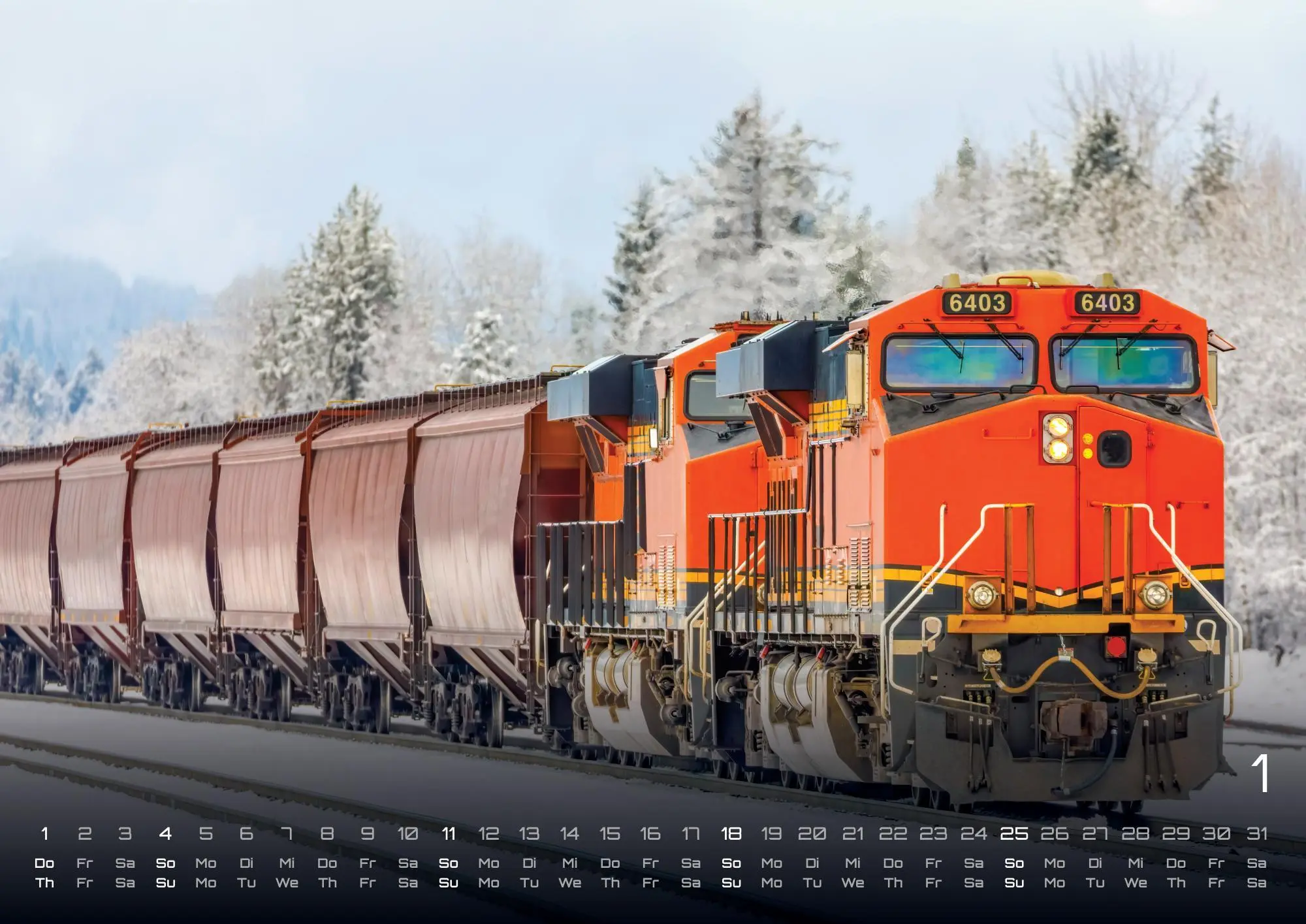Bild: 9783986736095 | Eisenbahn - faszinierende Bahnwelt - 2026 - Kalender DIN A2 | de