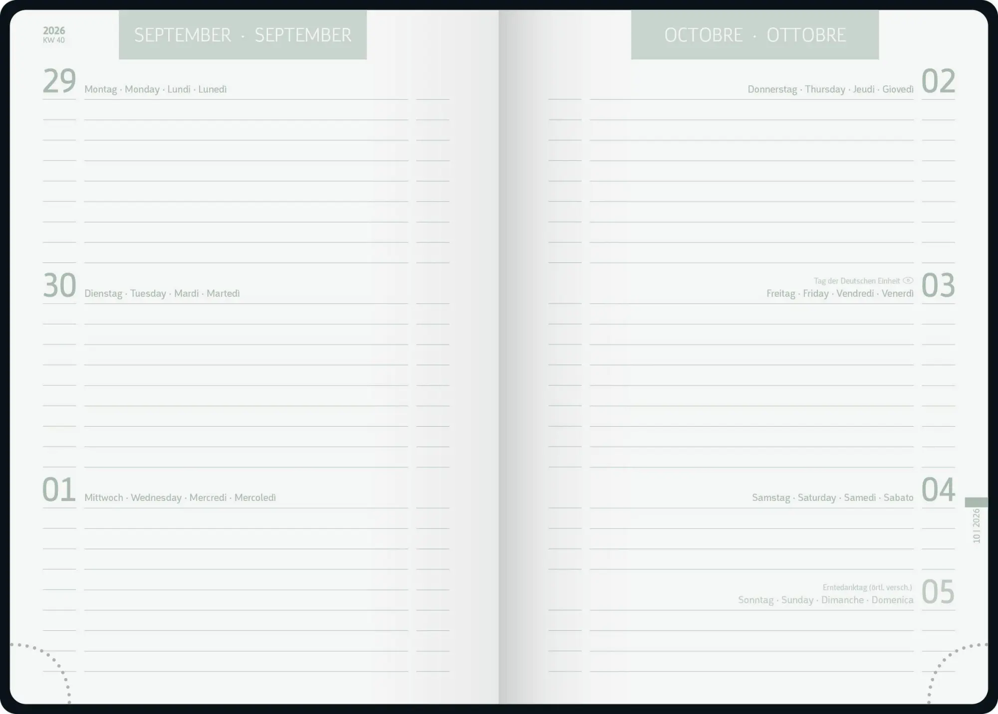 Bild: 4061947156195 | Schülerkalender 2026/2027 "Bloom" A5, Textil | Kalender | 208 S.
