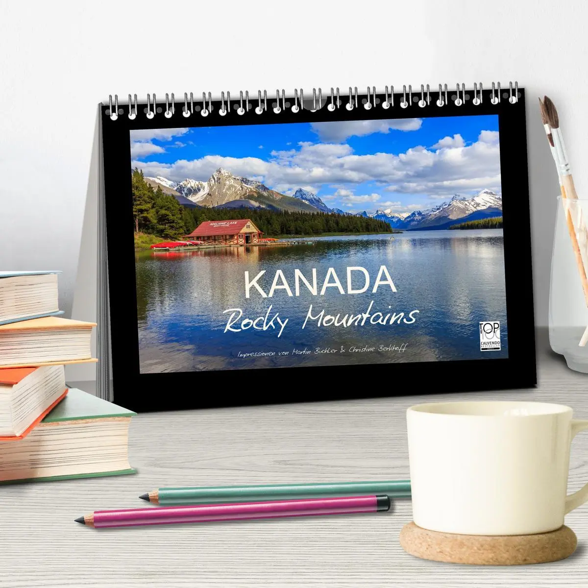 Bild: 9783516086195 | KANADA - Rocky Mountains (Tischkalender 2026 DIN A5 quer), CALVENDO...